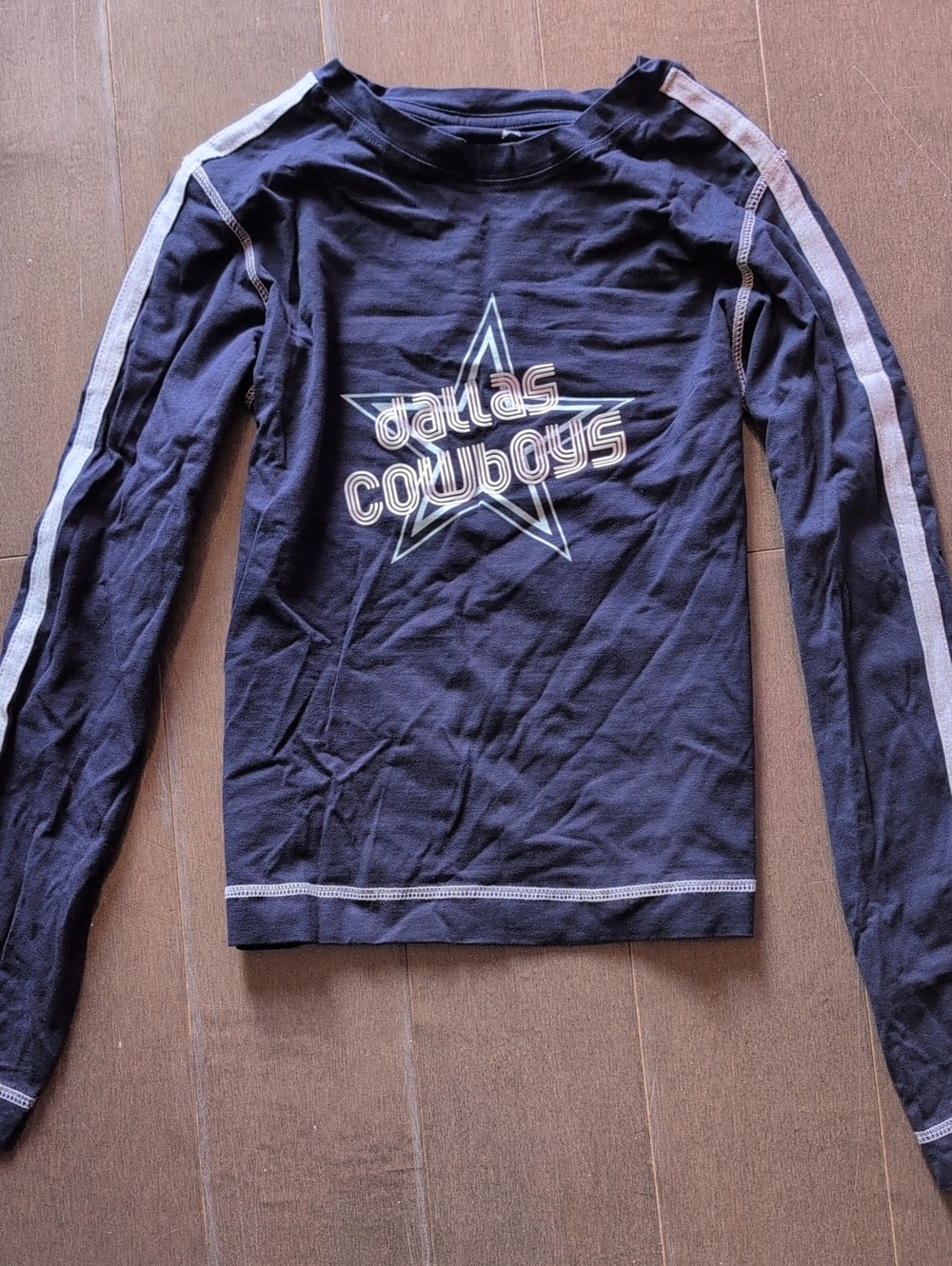Dallas Cowboys Navy Long-Sleeve Top
